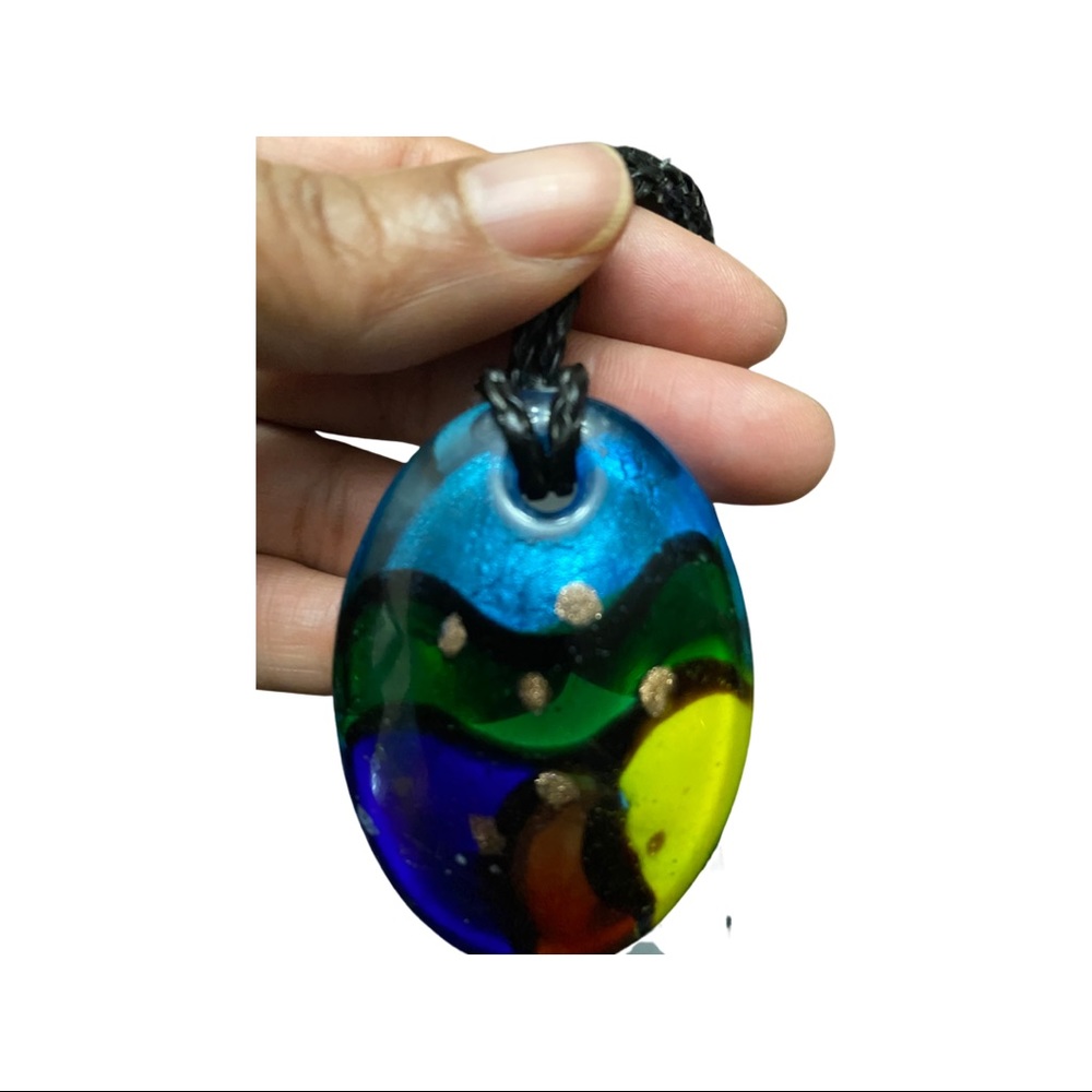 Murano glass pendant.